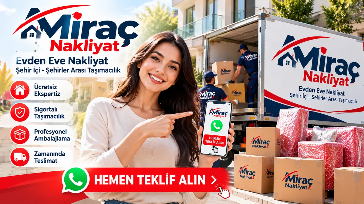 Miraç Nakliyat WhatsApp üzerinden hızlı teklif